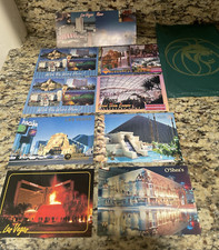 LAS VEGAS - NEVADA  Vintage Lot 9 SOUVENIR POSTCARDS