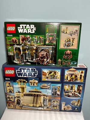 Star Wars Lego Jabba Palace and Rancor Pit Sets 9516 & 75005 New