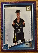 2025 Donruss WNBA RC Aziaha James #46/99 Purple Shimmer no. 95