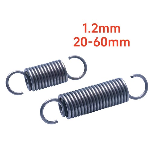 10 Stück 1,2x14x35mm Federstahl-Zugfedern mit Haken für Haushaltsgeräte und Möbel, Drahtdurchmesser 1,2mm, Außendurchmesser 14mm, Länge 35mm