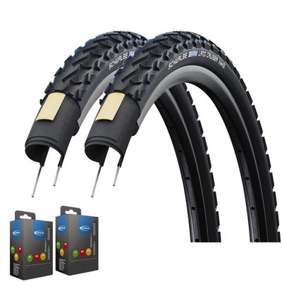 2 x Schwalbe Land Cruiser Reifen + Schlauch im Set - 2026 - K-Guard Pannenschutz