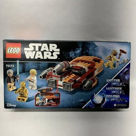 🔥✅ Lego Disney Star Wars Luke's Landspeeder Set New Retired 75173 🆕 DMG Box