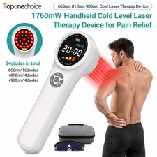 1760mW Red Light Therapy Device 660nm 810nm 980nm for Pain Relief Muscle Joint