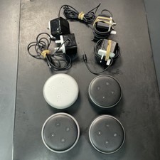 Lotto Lavoro Amazon Echo Dot 3a Generazione X 4 - Con Cavi - Funzionante - Spedizione Gratuita