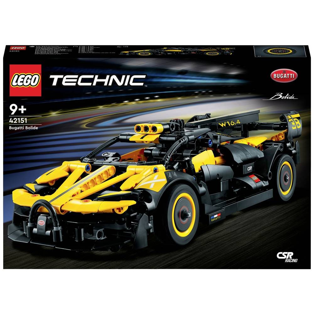 Bolide Bugatti 42151 LEGO® TECHNIC réplique de collection en plastique haute résistance 905 pièces