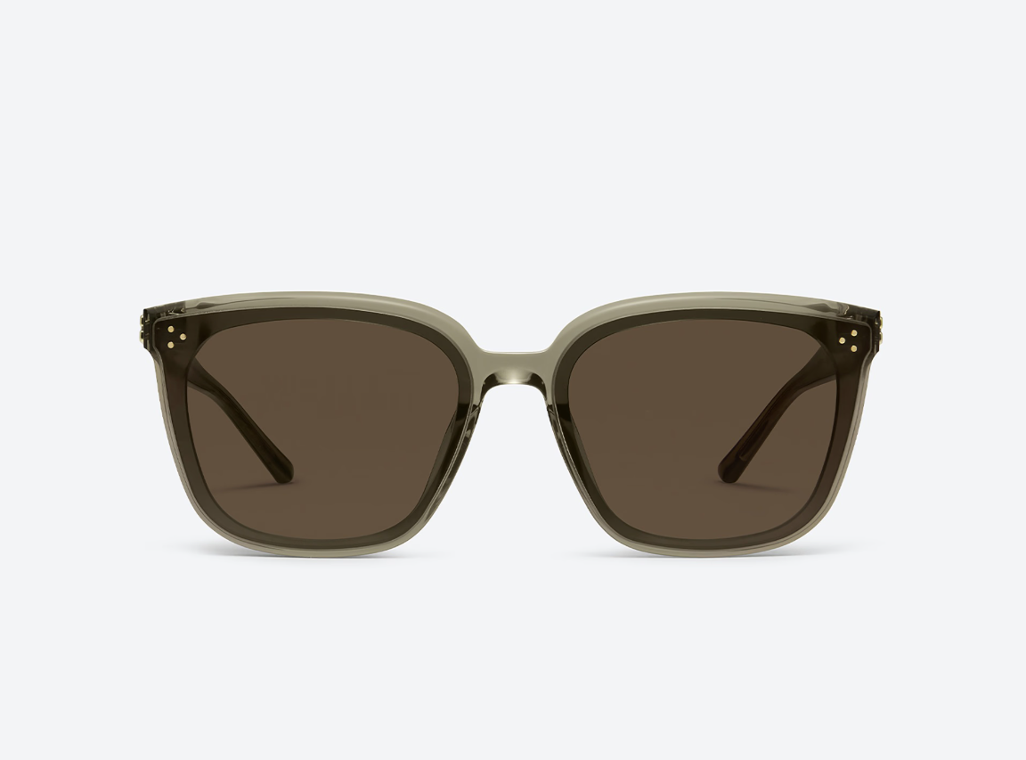Gentle Monster My ME KC6 Sunglasses - Classic Khaki Square Frame