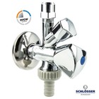 JS WAS-Ventil Kombieckventil 1/2 Zoll - selbstdichtend, poliert verchromt