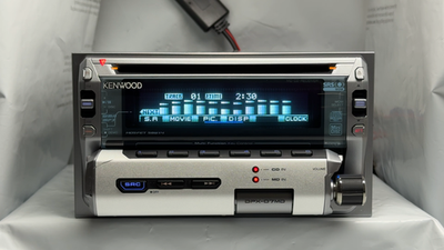 KENWOOD DPX-07MD 2DIN CD MD Car Audio w/ External Bluetooth Tested
