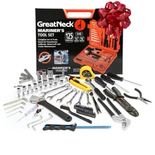 MS125 125 Piece Marine Tool Set, Gifts for Men, Dad Gifts, High Visibility, W...