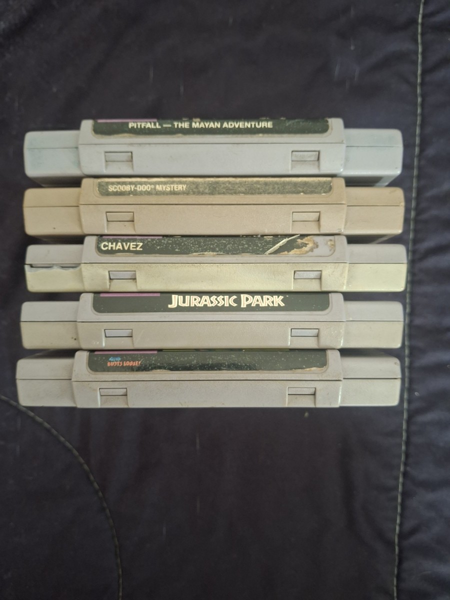 Activision, Acclaim, Konami & Ocean Pitfall, Chavez SNES Game Lot