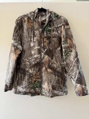 Magellan Outdoors Men's Camouflage Quilted Hooded Jacket Size Medium
