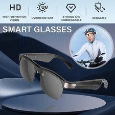 Outdoor Smart Bluetooth Glasses Safety Polarized Sunglasses Audio UV Protection