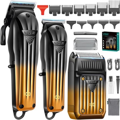 VGR 644 Hair Clippers for Men Professional, Cordless Beard Trimmer &... 