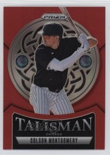 2025 Panini Prizm Talisman Red Prizm 115/199 Colson Montgomery #15 1m63
