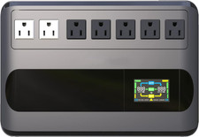 UPS 1000VA 500W Uninterruptible Power Supply Offline Back UPS Intelligent LCD Ba