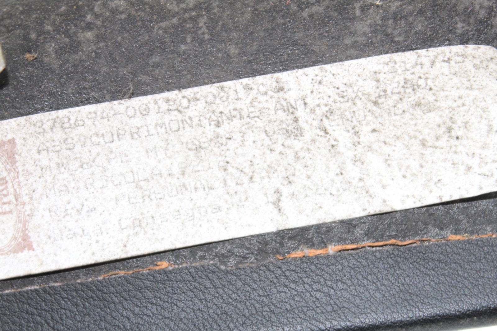 02-07 MASERATI M138 COUPE 4200 SPYDER DRIVER LEFT A PILLAR TRIM PANEL T6698
