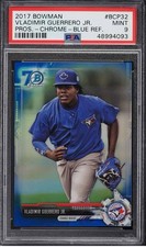 2017 Bowman Chrome 70th Blue Refractor Vladimir Guerrero Jr. PROSPECT PSA 9 MINT