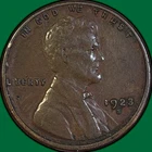 1923-S Lincoln Wheat Cent Extremely Fine XF Coin #35826