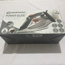 Daewoo 3000W Steam Iron Black – Ceramic Soleplate, Anti-Drip, Fast Heat-Up