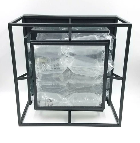 Maxim Era 21670CDBK Black 2-Light 15" Clear Seedy Glass Ceiling Light - Picture 3 of 8