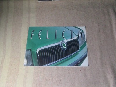Skoda Felica Combi brochure prospekt 1999 English