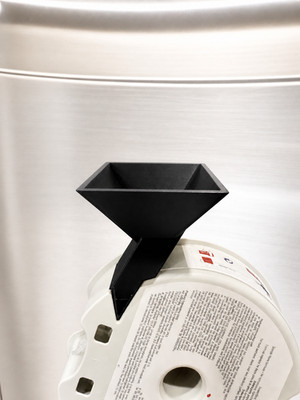 Nachfülltrichter passend für Miele PowerDisk-System Schwarz