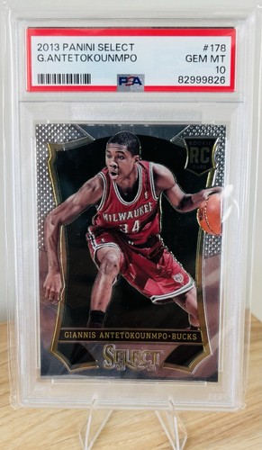 Giannis Antetokounmpo 2013 Select #178 Base Rookie PSA 10 Heat 🔥💎🔥