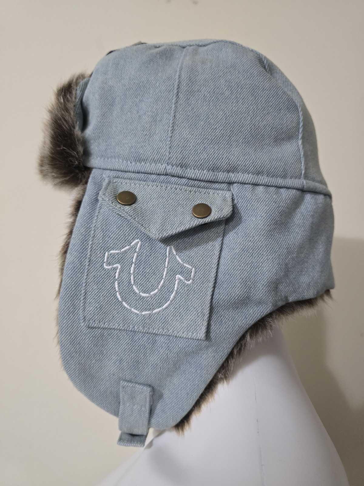 unisex trapper denim hat thumbnail 12