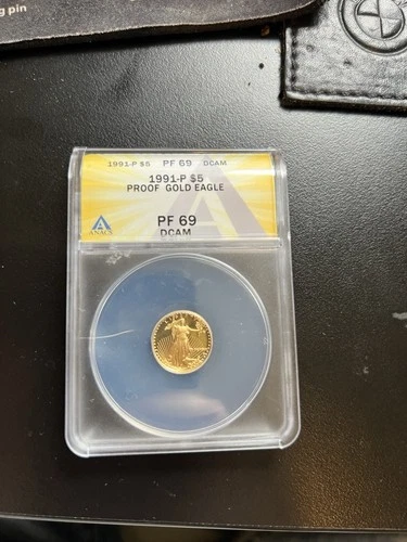 1991-P American Gold Eagle $5 Tenth-Ounce Proof PR 69 DCAM PCGS 1/10 oz