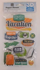 Family Vacation Travel Scrapbooking Stickers By Paper House