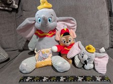 Lot Of 3 Scentsy Disney Dumbo Buddy Buddy Clip Plush Toys. Timothy Mouse