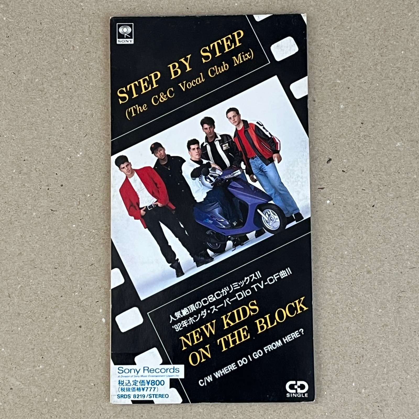 NEW KIDS ON THE BLOCK-STEP BY STEP/CALL IT WHAT YOU WANT-Japan 3inch single CD