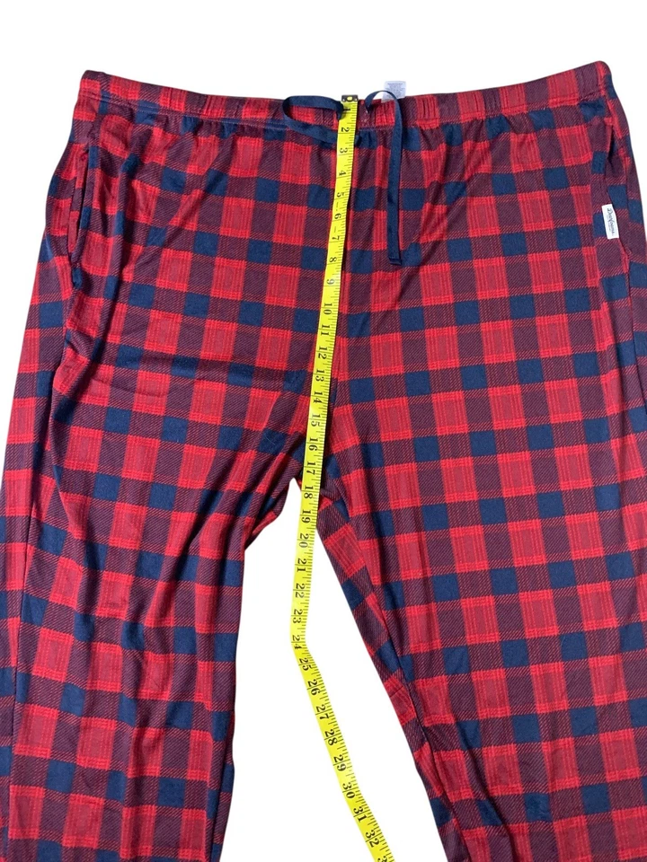 Dearfoams Women's Buffalo Plaid Cozy Comfort Sleep Lounge Pajama Pants 3XL - Image 4 of 4