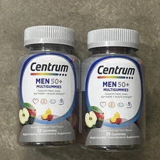 2 Pack Centrum Men Multigummies Multivitamin Multimineral Gummy - 38 GUMMIES