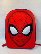Marvel Spider-Man Kids Backpack 16" Dual Compartment Spider Man School Bag, NEW