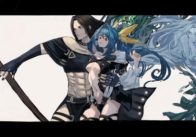 Playmat Desk Mat Anime guilty gear dizzy testament girls girl