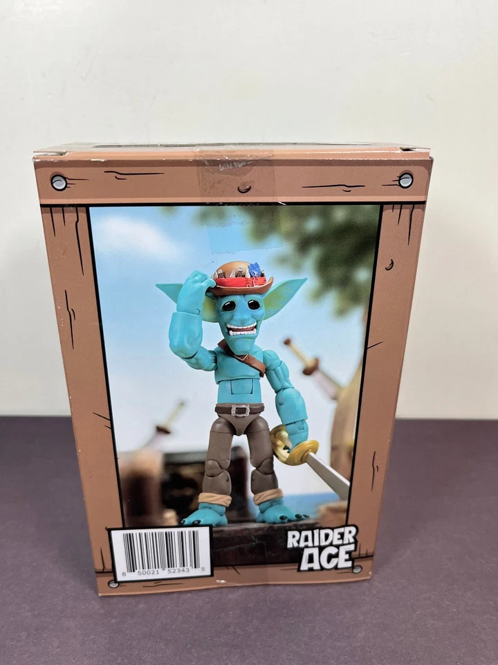 Figura de acción Plunderlings Plunderlong RAIDER ACE escala 1/12 verde azulado 5" Foto 4 de 4