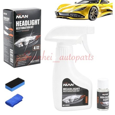 Automotive Headlamp Restoration Fluid Kit 180ml Headlight Polishing Cleaner New