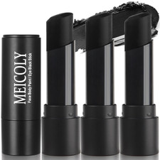 3Pcs Black Face Body Paint Stick,Waterproof Eye Black Baseball/Softball/Football