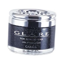 Premium Car Air Freshener - Glare Black - Fine Squash - Japanese Gel Spill-proof