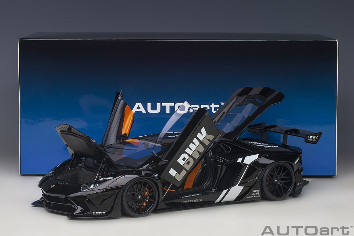 AUTOart Lamborghini Aventador Liberty Walk LB-Works Livery AUTOart Lamborghini Aventador Liberty Walk LB-Works Livery