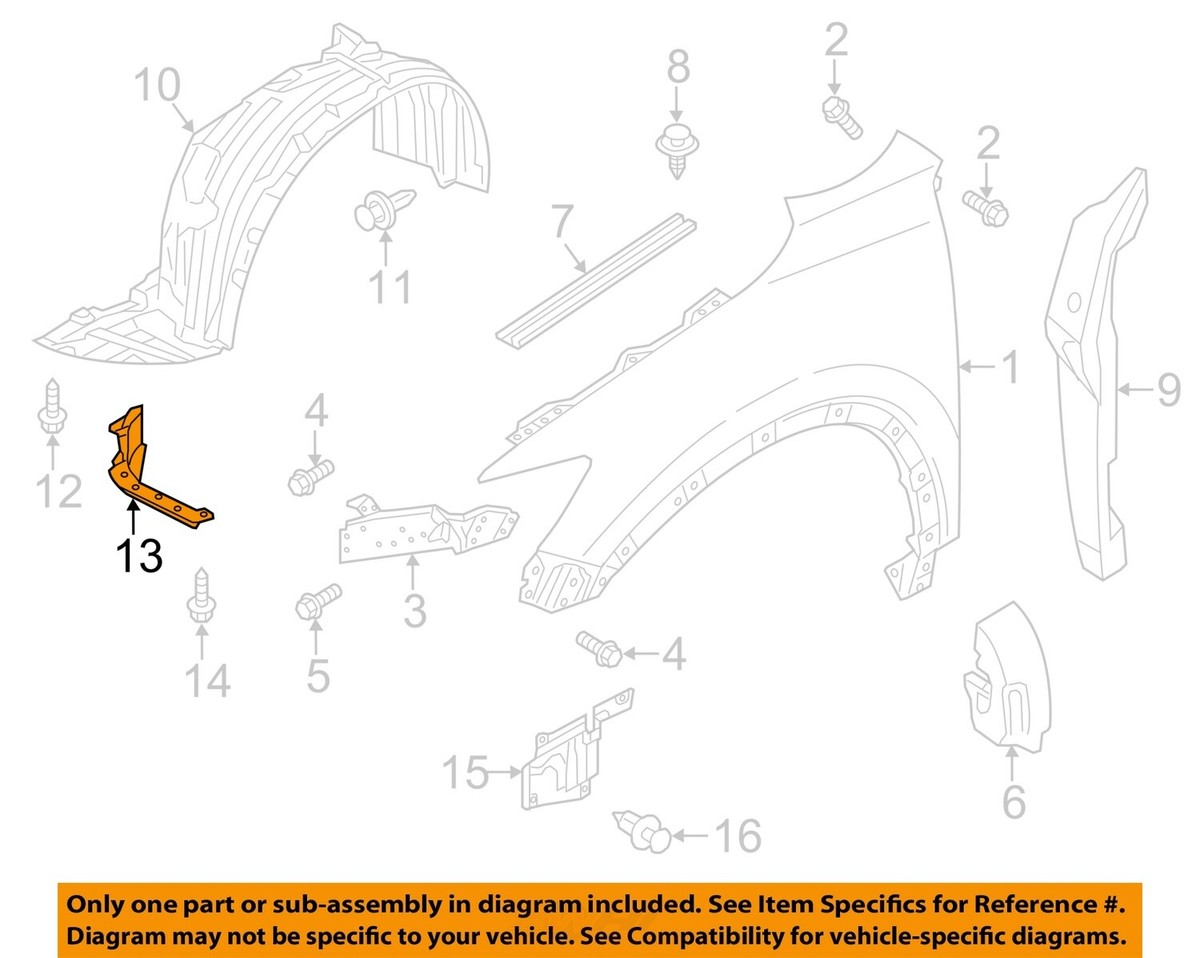 MAZDA OEM 13-16 CX-5 Fender-Deflector Shield Right KD5356114B | eBay