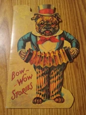 1982 BOW WOW STORIES Diecut Dog Childrens Book Merrimack Publishing Co Vintage