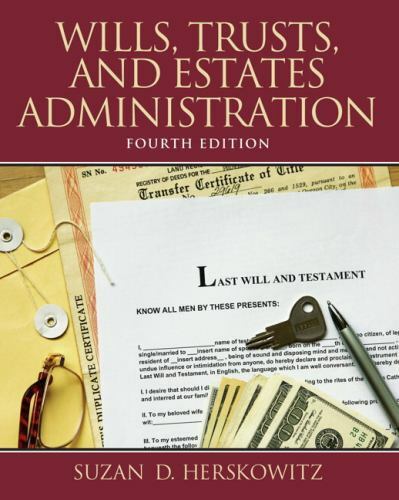 Wills Trusts and Estates Administration by Suzan D. Herskowitz - Picture 1 of 1