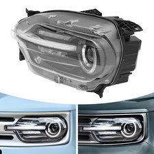 Left Driver Side LED Headlight Lamp For 2021 2022 2023 2024 Ford Bronco Sport