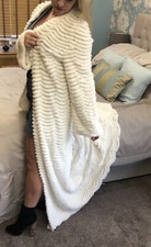 Exquisite Couture Real Fur Platinum-quality Full-length Mink Coat.