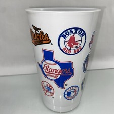 Vintage TX Rangers American/National League Team Promo Souvenir Plastic Cup