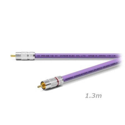 Official Oyaide RCA cable / PA-02 TR V2/1.3ｍ (2-core shield) From Japan