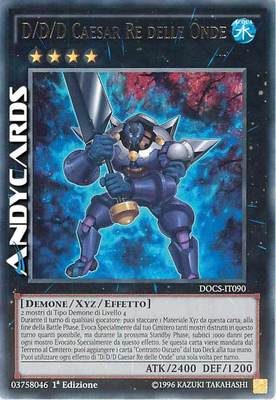 D/D/D CAESAR KÖNIG DER WELLEN   (D/D/D Wave King Caesar)   Rare   DOCS IT090 YUGIOH