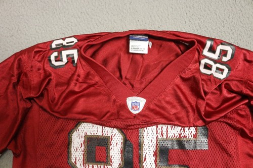 Vintage Vernon Davis San Francisco 49ers Jersey Boys 14-16 Large Red NFL - Picture 6 of 11